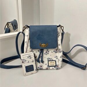 Loungefly Disney Lilo & Stitch Paradise Floral convertible backpack